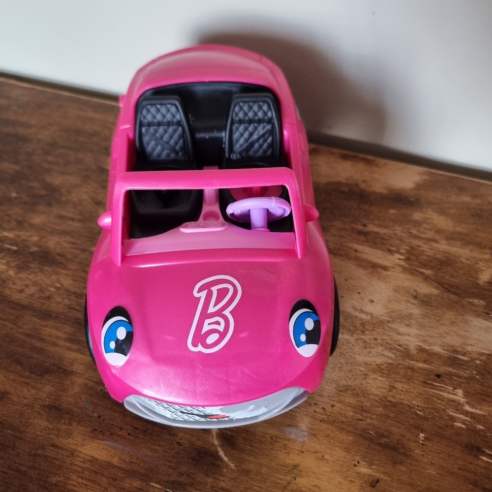 Fisher Price Little People Barbie Convertible Car Toy Kids Sound Works